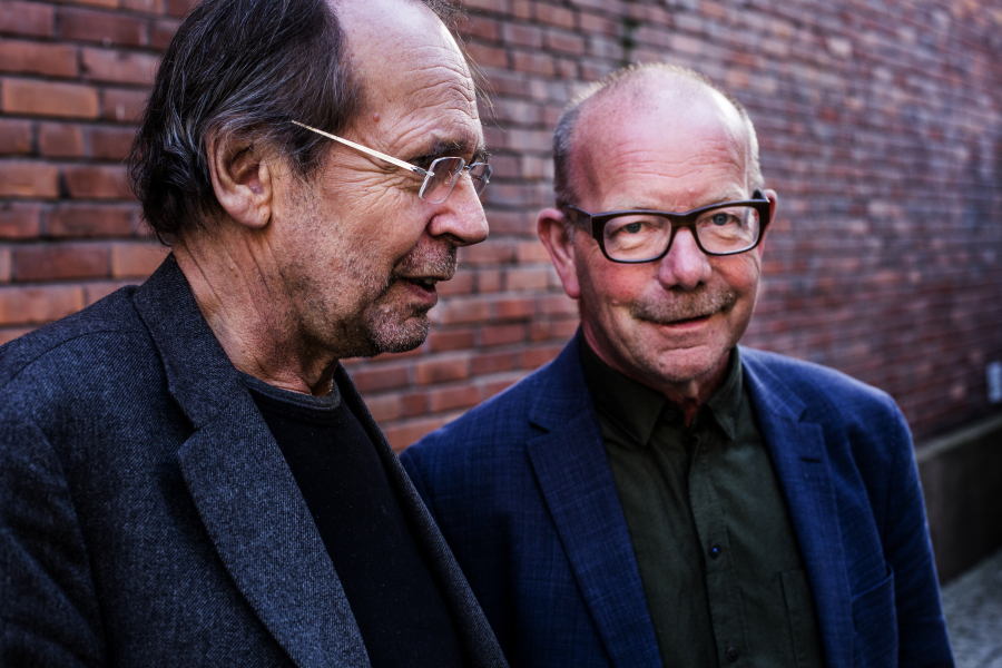To Rustne Herrer er Jonas Fjeld og Ole Paus. Fri bruk til presse. Foto: Stageway
