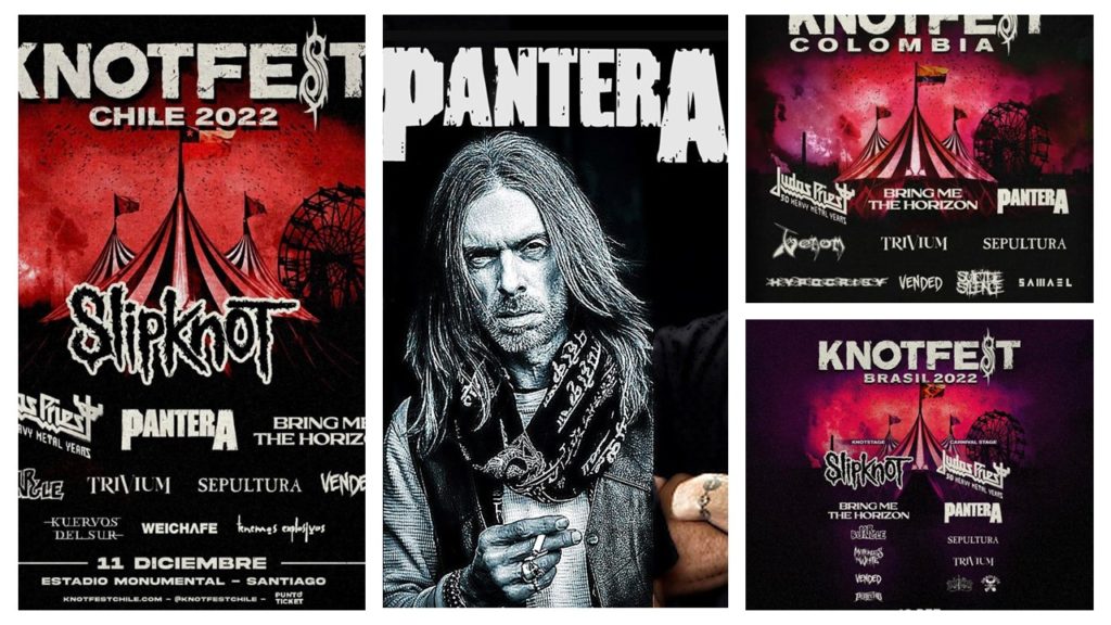 Pantera Bekreftet Som Headliner På Knotfest Colombia, Brasil Og Chile ...