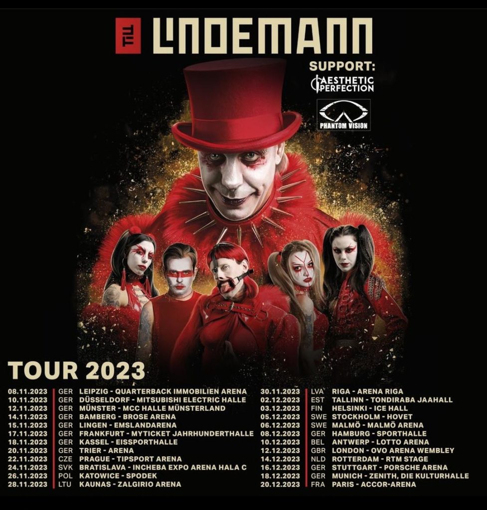 lindemann tour 2023 helsinki